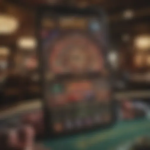 Overview of the Big Daddy Casino app interface