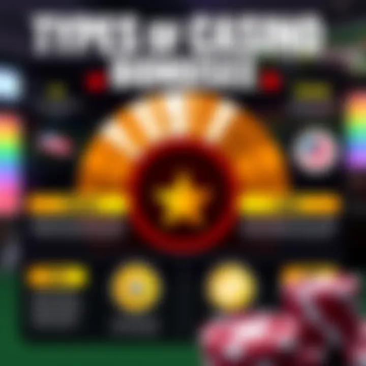 An infographic illustrating different types of casino bonuses and their features.
