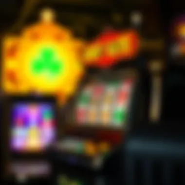 Charming depiction of a lucky Irish slot machine with vibrant graphics