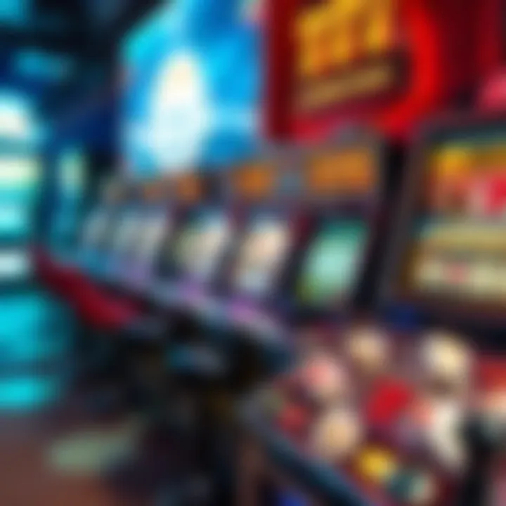 An engaging infographic illustrating the evolution of slot machine technology over the decades.