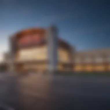 Exterior view of Tioga Downs Casino showcasing its modern architecture