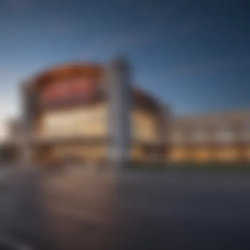 Exterior view of Tioga Downs Casino showcasing its modern architecture