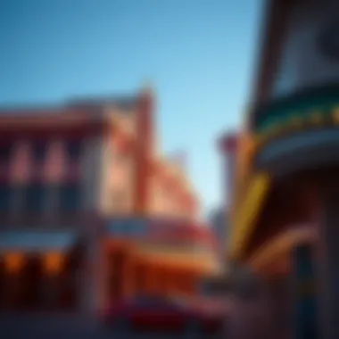 Architectural Beauty of Historic Casinos The architectural details of a historic casino building along the boardwalk