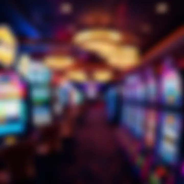 Inside view of a bustling casino floor