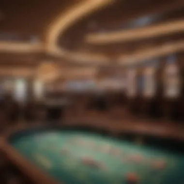 An overview of a bustling casino environment