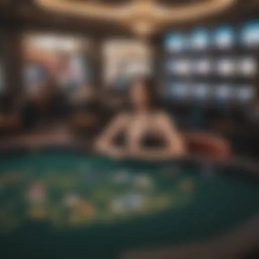 Strategic blackjack table setup